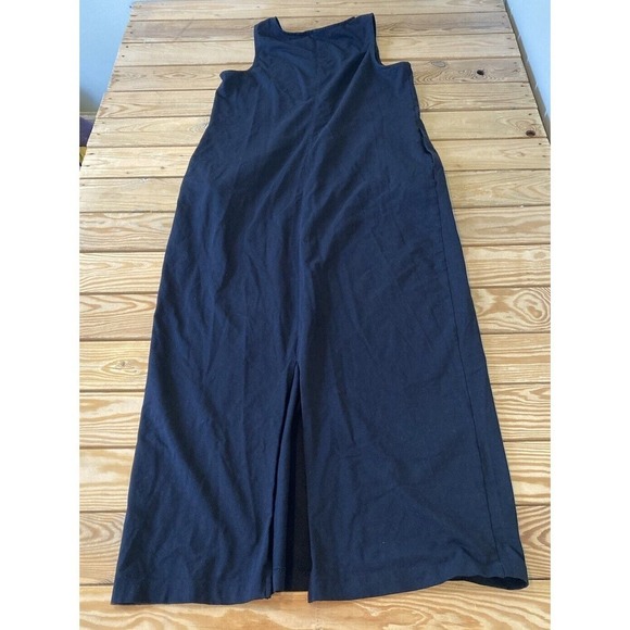 Nordstrom Sleeveless Midi Dress Size Large Women’s Black - Picture 2 of 6